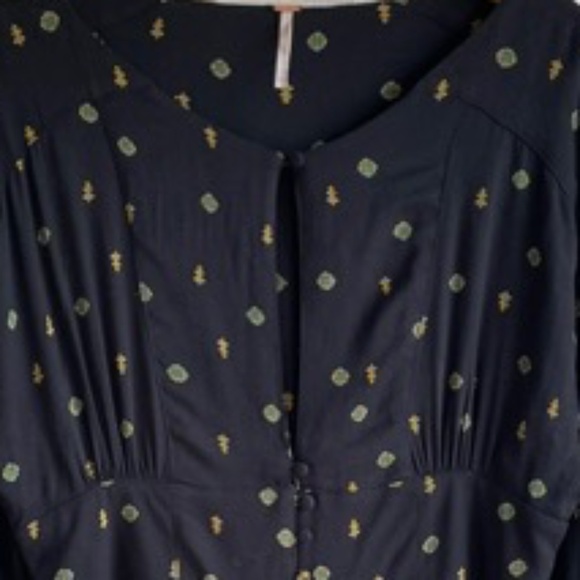 FREE PEOPLE Love Grows Black Romper - Picture 4 of 9